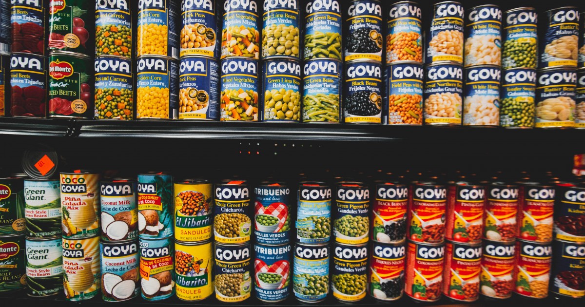 No more Campbell’s Soup labels? How shall we raise money for schools? A colorful array of canned goods