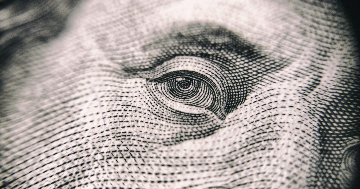 Booster Club Budgeting 101 Extreme close-up of Benjamin Franklin on a $100 bill